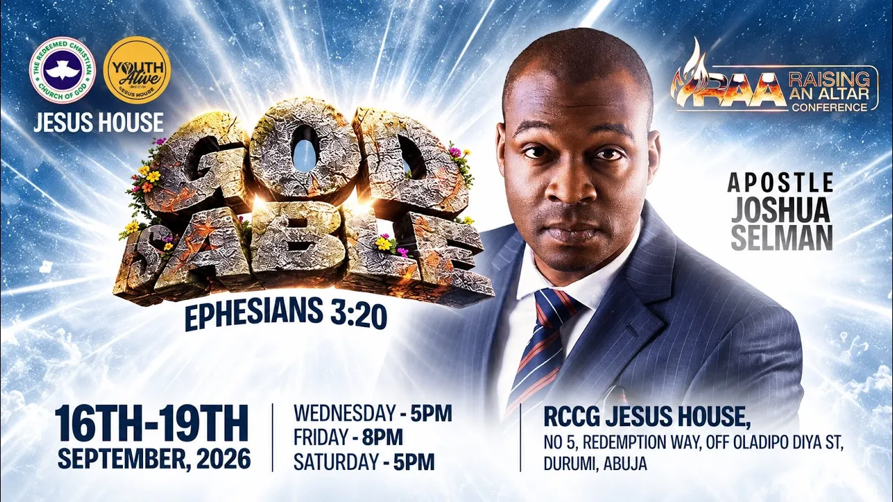 Apostle Joshua Selman Preaching - Raising an Altar Conference 2026